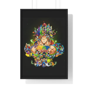 BROLY COLOR FRAMED POSTER BROLY COLOR FRAMED POSTER
