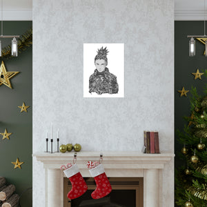 SHIKAMARU BLACK & WHITE POSTER SHIKAMARU BLACK & WHITE POSTER