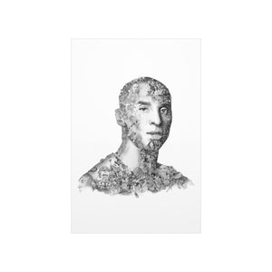 KOBE BRYANT BLACK & WHITE POSTER KOBE BRYANT BLACK & WHITE POSTER