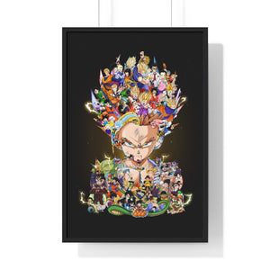 GOHAN COLOR FRAMED POSTER (Yellow Bang Ver) GOHAN COLOR FRAMED POSTER (Yellow Bang Ver)