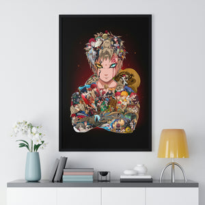 GAARA COLOR FRAMED POSTER GAARA COLOR FRAMED POSTER