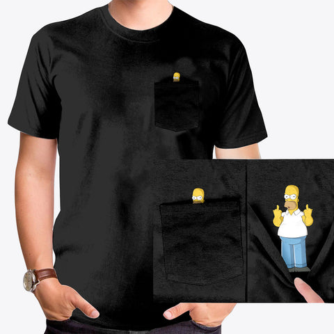 HOMER SIMPSON POCKET SHIRT HOMER SIMPSON POCKET SHIRT