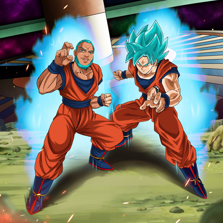 GOKU FROM THE MULTIVERSE - DRAGON BALL CUSTOM DRAWING , Dragon Ball, Dragon Ball Custom Drawing, Dragon Ball Super, Goku, product:turn-me-saiyan