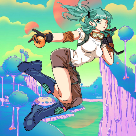A BEAUTIFUL DRAGON BALL SEEKER - DRAGON BALL CUSTOM DRAWING , Bulma, Dragon Ball, Dragon Ball Anime Portrait, Dragon Ball Custom Anime Portrait, product:turn-me-saiyan