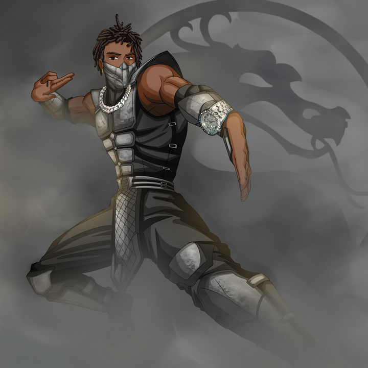 THE DRAGON DANCE - MORTAL KOMBAT CUSTOM DRAWING , Mortal Kombat, Mortal Kombat Custom Anime Portrait, Mortal Kombat Custom Portrait, other, product:turn-me-other