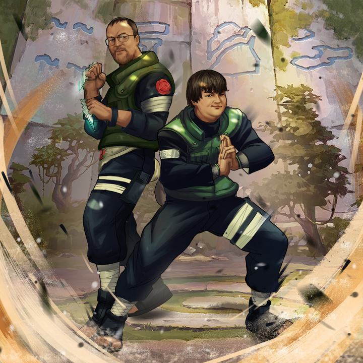 FOREVER TEAMMATE - NARUTO CUSTOM DRAWING , Asuma, naruto, Naruto Custom Drawing, Naruto Team Custom Anime Portrait, product:turn-me-ninja, Shikamaru