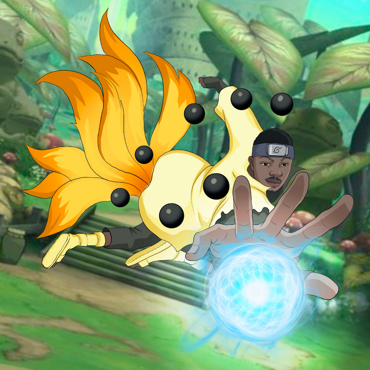 THE POWER OF NINETAILS - NARUTO CUSTOM PORTRAIT , naruto, Naruto Custom Anime Portrait, product:turn-me-ninja, Sage Naruto