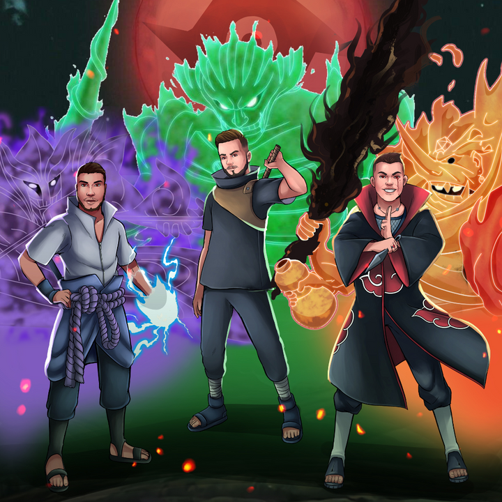 THE UCHIHA BROTHERS - NARUTO CUSTOM DRAWING , Itachi, Itachi Uchiha, naruto, Naruto Custom Drawing, ninja, Obito, Obito Uchiha, product:turn-me-ninja, Sasuke, Sasuke Uchiha