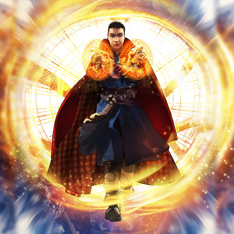 THE POWER OF TIME - DOCTOR STRANGE CUSTOM DRAWING , Doctor Strange, Marvel Custom Drawing, Marvel Hero, product:turn-me-marvel-hero