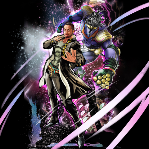 TIME STOP ACTIVATED - JOJO BIZZARE ADVENTURE CUSTOM DRAWING , Jojo, JoJo Custom Drawing, Jojo's Bizarre Adventure, product:turn-me-other, Star Platinum