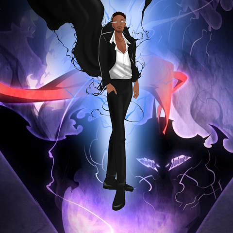 THE KING OF DARKNESS - SOLO LEVELING CUSTOM DRAWING , product:turn-me-other, Solo Leveling, Solo Leveling Custom Drawing, Sung Jinwoo