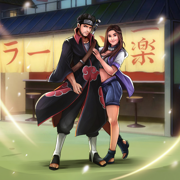 THE LOVE FROM KONOHA - NARUTO COUPLE CUSTOM DRAWING , Hinata, Itachi, Itachi Uchiha, naruto, Naruto Couple Custom Drawing, Naruto Custom Drawing