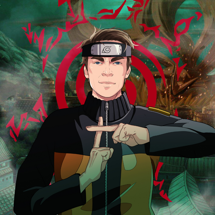 THE POWER OF KURAMA SEAL - NARUTO CUSTOM PORTRAIT , naruto, Naruto Custom Anime Portrait, Naruto Custom Drawing, ninja, product:turn-me-ninja, Uzumaki Naruto