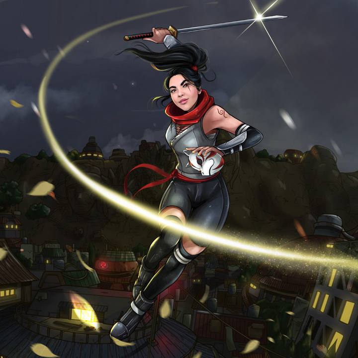 THE KILLING ANBU - KAKASHI CUSTOM DRAWING , Hatake Kakashi, Kakashi, naruto, Naruto Custom Anime Portrait, Naruto Custom Drawing, product:turn-me-ninja