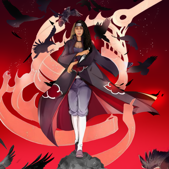 THE POWER OF MANGEKYO SHARINGAN - UCHIHA ITACHI CUSOTM DRAWING , Itachi, Itachi Custom Drawing, Itachi Uchiha, naruto, Naruto Custom Anime Portrait, Naruto Custom Drawing, ninja, product:turn-me-ninja