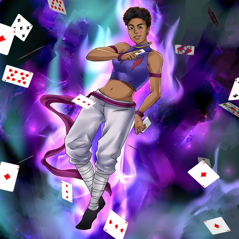 THE MAGIC DECKS - HUNTER X HUNTER CUSTOM DRAWING , Hisoka, Hunter x Hunter, Hunter x Hunter Custom Drawing, other, product:turn-me-other