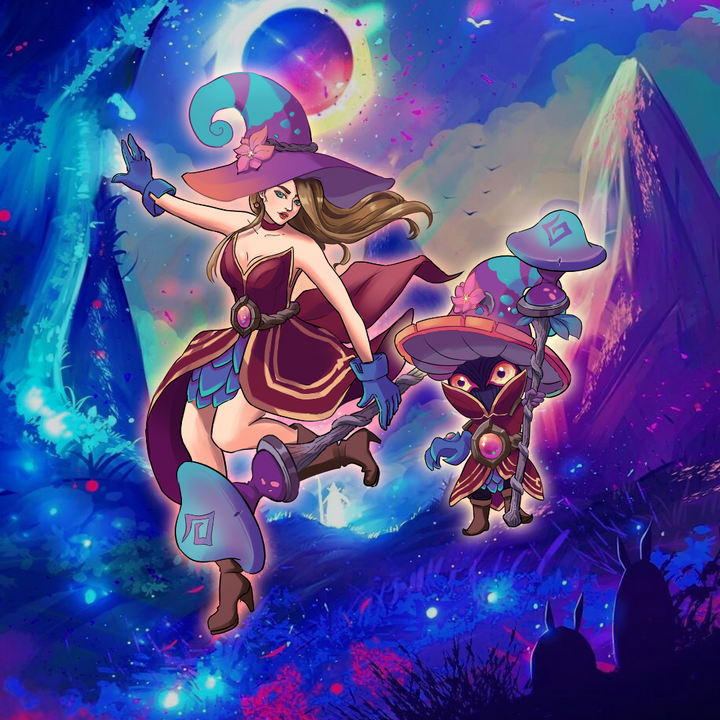 THE MYSTIC WITCH - ANIME CUSTOM DRAWING , Custom Drawing, Girl Drawing, product:turn-me-other-premium