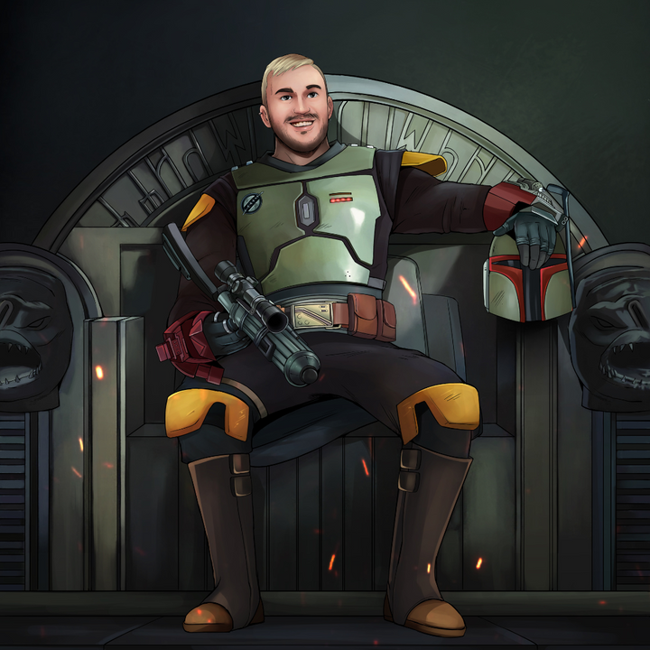 A NEW KING OF THE GALAXY - STAR WARS CUSTOM DRAWING , Boba Fett, other, Star Wars, Star Wars Custom Drawing