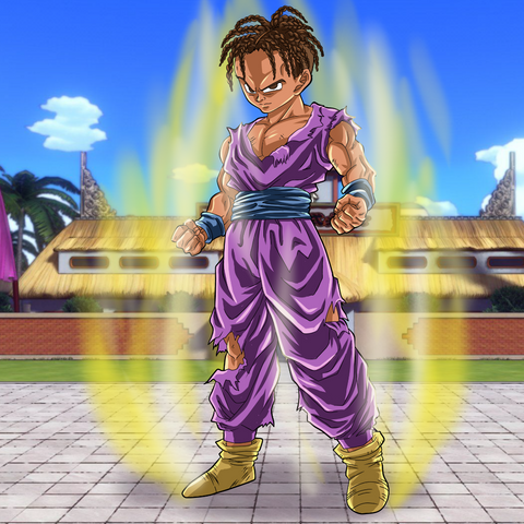 THE POWER OF YOUTH - GOHAN CUSTOM PORTRAIT , Dragon Ball, Dragon Ball Custom Anime Portrait, Dragon Ball Custom Drawing, Gohan, product:turn-me-saiyan