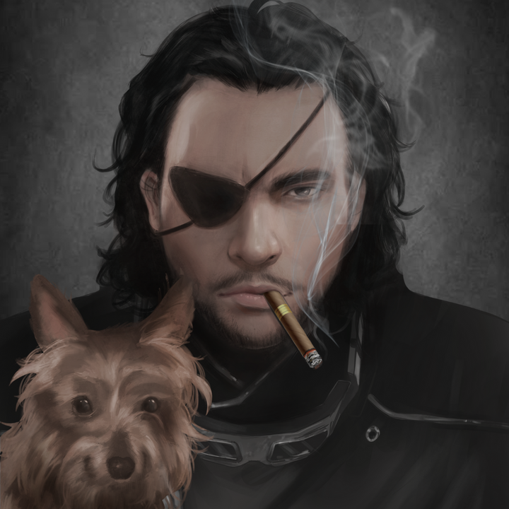 THE REAL BIG BOSS - METAL GEAR SOLID CUSTOM PORTRAIT , Big Boss, Custom Drawing, Metal Gear Solid, Metal Gear Solid Custom Drawing, product:turn-me-other-premium, Snake