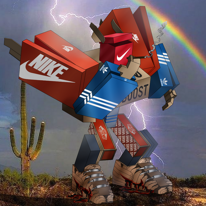 THE BOX ROBOT - CUSTOM DRAWING , Custom Artwork, Custom Drawing, other, product:turn-me-other