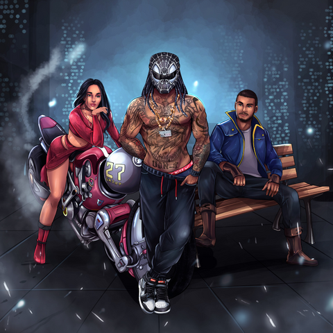 THE BANG IN THE CITY - CUSTOM ARTWORK , Custom Artwork, Custom Drawing, product:turn-me-other-gold