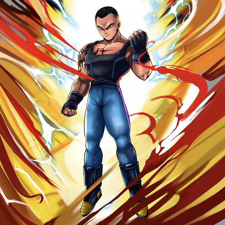 THE EVIL SAIYAN - DRAGON BALL CUSTOM DRAWING , Dragon Ball, Dragon Ball Custom Anime Portrait, Dragon Ball Custom Drawing, Goku, product:turn-me-saiyan