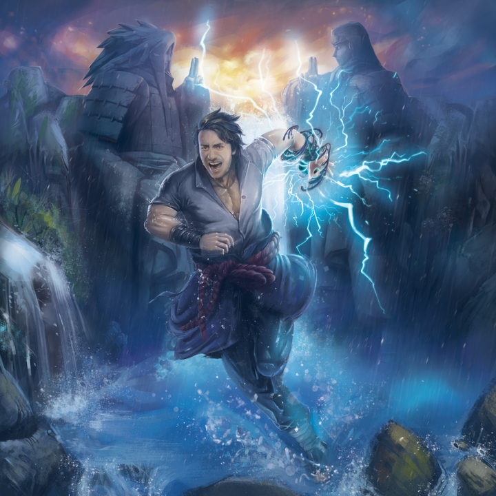 The Path I walk - Naruto Custom Anime Portrait , naruto, Naruto Custom Anime Portrait, product:turn-me-ninja-gold, Sasuke, The Path I walk