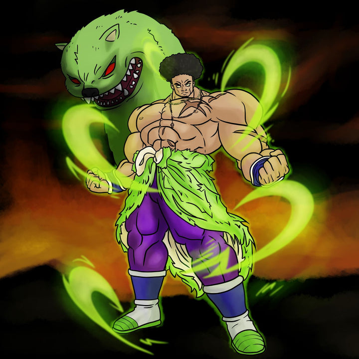 The Worse - Dragon Ball Customized Portrait , Broly, Dragon Ball, Dragon Ball Customized Portrait, product:turn-me-saiyan, The Worse