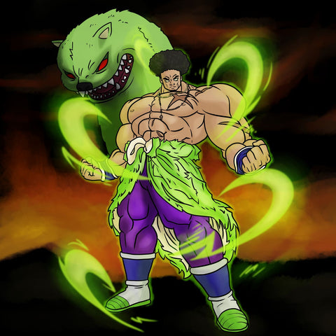 The Worse - Dragon Ball Customized Portrait , Broly, Dragon Ball, Dragon Ball Customized Portrait, product:turn-me-saiyan, The Worse