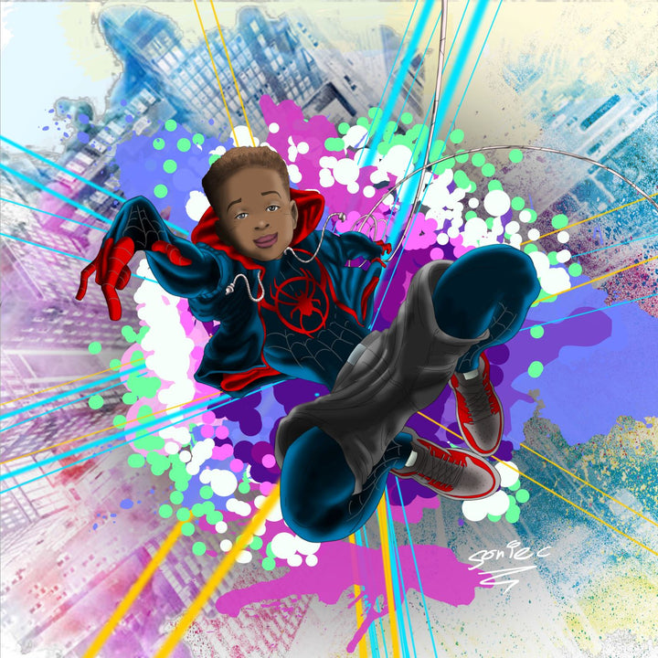 Catch Me If You Can - Marvel Art From Photos , Catch Me If You Can, Marvel Art From Photos, Marvel Hero, Marvel Universe, product:turn-me-marvel-hero, Spiderman