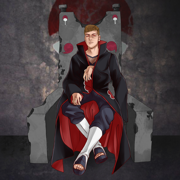 WAITING FOR THE CHALLENGES - UCHIHA ITACHI CUSTOM PORTRAIT , Itachi, Itachi Custom Drawing, Itachi Uchiha, naruto, Naruto Custom Anime Portrait, Naruto Custom Drawing, product:turn-me-ninja