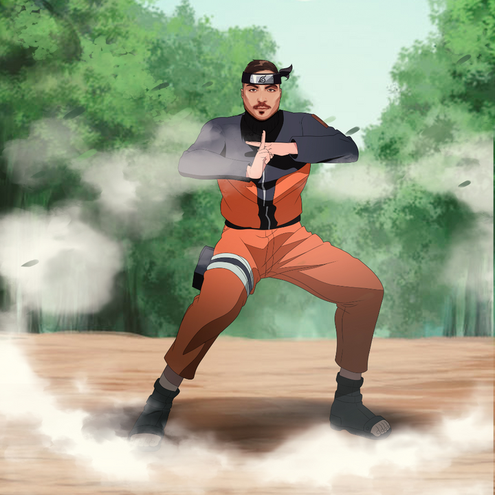 MASTER OF SHADOW CLONE JUTSU - NARUTO CUSTOM DRAWING , naruto, Naruto Custom Anime Portrait, Naruto Custom Drawing, ninja, product:turn-me-ninja