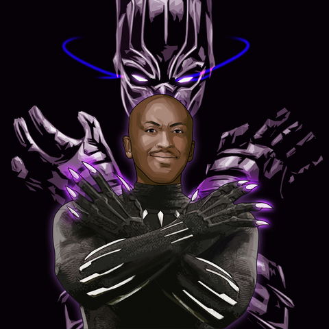 THE REAL POWER OF WAKANDA - MARVEL COMICS CUSTOM PORTRAIT , Black Panther, Marvel Custom Drawing, Marvel Hero, Marvel hero Customized Portrait, product:turn-me-marvel-hero