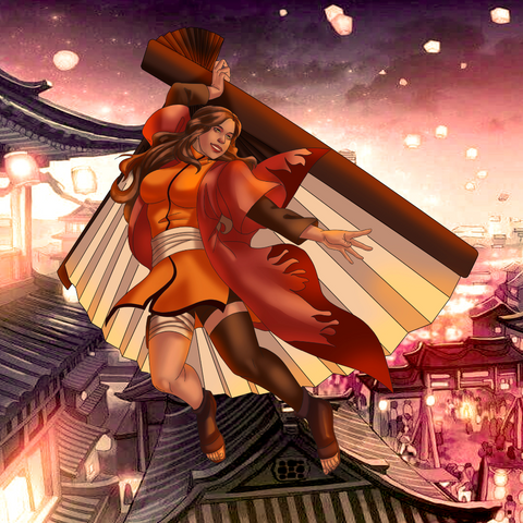 DANCING IN THE CITY - NARUTO CUSTOM ARTWORK , naruto, Naruto Custom Drawing, product:turn-me-ninja, Temari