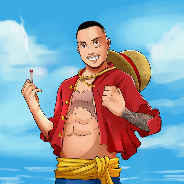 THE NEW MONKEY D.LUFFY - ONE PIECE CUSTOM PORTRAIT , Luffy, One Piece, One Piece Custom Drawing, One Piece Customized Portrait, product:turn-me-pirate