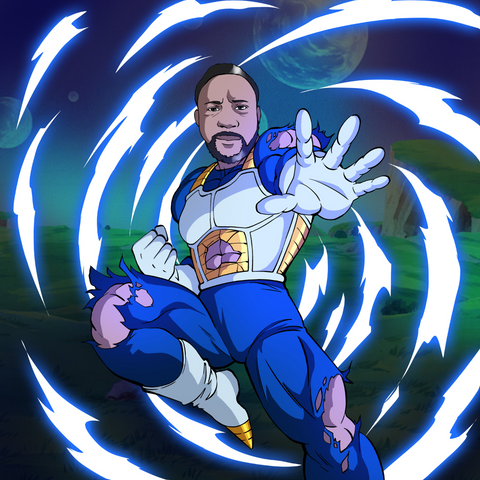 BREAKING THE LIMIT - VEGETA CUSTOM DRAWING