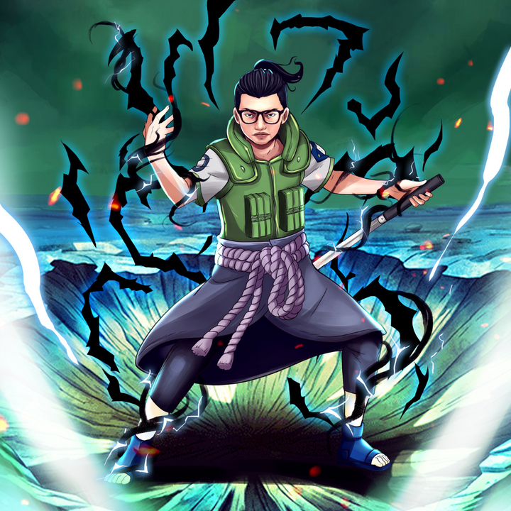 THE SHADOW LIGHTNING - NARUTO CUSTOM DRAWING , naruto, Naruto Custom Drawing, ninja, product:turn-me-ninja, Sasuke, Sasuke Uchiha, Shikamaru