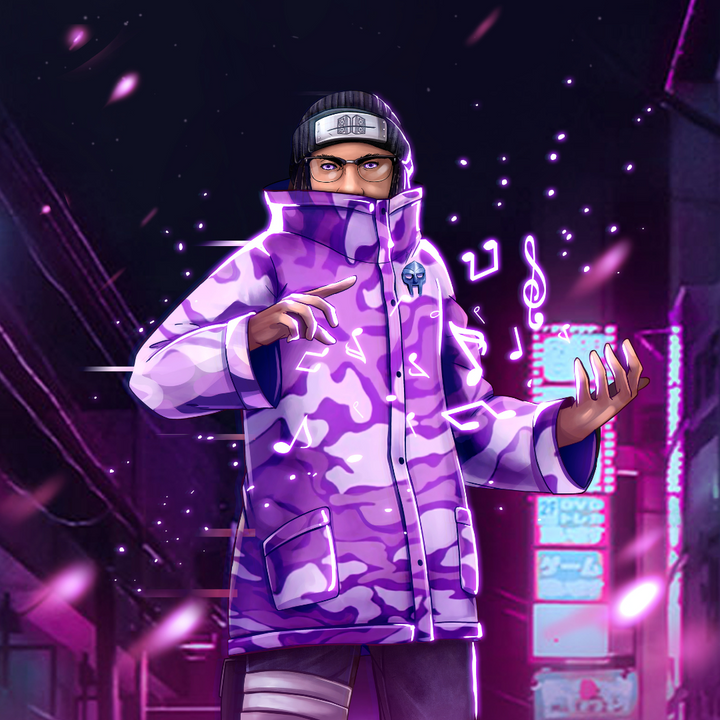 MUSIC NINJA IN THE HOUSE - NARUTO CUSTOM DRAWING , Naruto, Naruto Anime Portrait, Naruto Custom Drawing, Naruto Digital Portraits, product:turn-me-other-gold