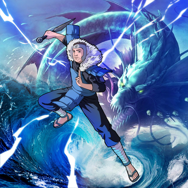 THE MASTER OF WATER JUTSU - NARUTO CUSTOM DRAWING , Hokage, naruto, Naruto Custom Drawing, product:turn-me-ninja, Tobirama