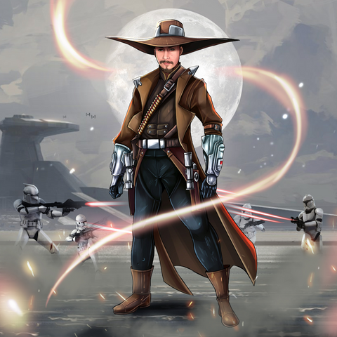 THE COOL BOUNTY HUNTER - STAR WARS CUSTOM DRAWING , Cade Bane, product:turn-me-other, Star Wars, Star Wars Custom Drawing