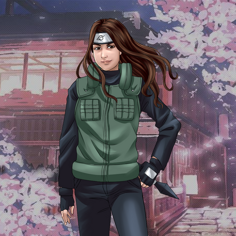 BEAUTIFUL NINJA AND THE SAKURA - NARUTO CUSTOM PORTRAIT , Haruno Sakura, Naruto, Naruto Custom Anime Portrait, Naruto Custom Drawing, product:turn-me-ninja, Sakura