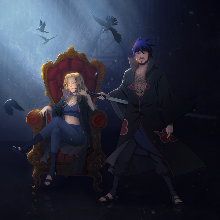 THE DESTINY OF UCHIHA - NARUTO COUPLE CUSTOM DRAWING , Itachi, Itachi Uchiha, naruto, Naruto Couple Custom Drawing, product:turn-me-ninja-gold, Sasuke, Sasuke Uchiha