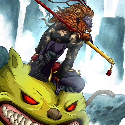 THE SAIYAN WUKONG - DRAGON BALL CUSTOM DRAWING , Broly, Dragon Ball, Dragon Ball Custom Anime Portrait, Dragon Ball Custom Drawing, product:turn-me-saiyan, Saiyan