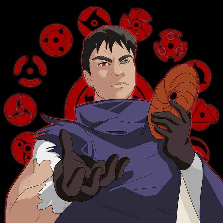 THE KING OF UCHIHA CLAN - NARUTO CUSTOM DRAWING , Naruto Custom Anime Portrait, Naruto Custom Drawing, ninja, Obito, Obito Uchiha, product:turn-me-ninja