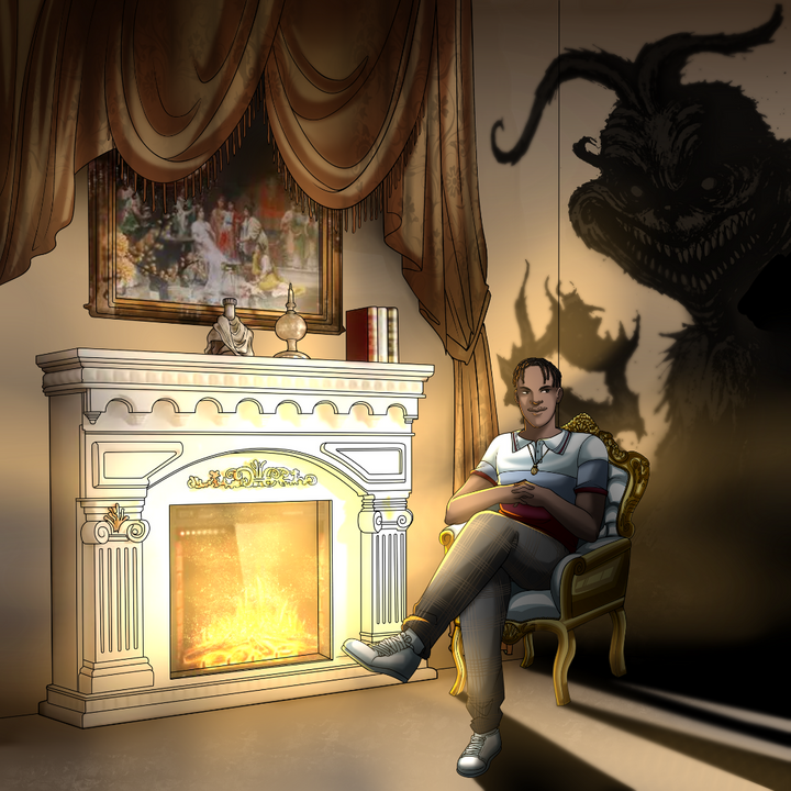 DEAL WITH AN EVIL - CUSTOM DRAWING , Custom Artwork, Custom Drawing, other, product:turn-me-other