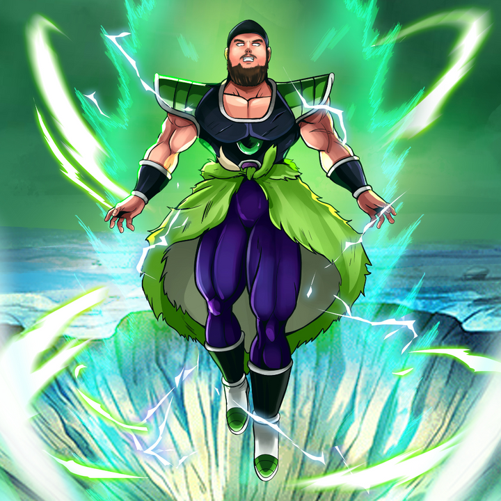 THE UNKNOW POWER - DRAGON BALL SUPER CUSTOM DRAWING , Broly, Dragon Ball, Dragon Ball Anime Portrait, Dragon Ball Custom Anime Portrait, Dragon Ball Custom Drawing, Dragon Ball Super, product:turn-me-saiyan