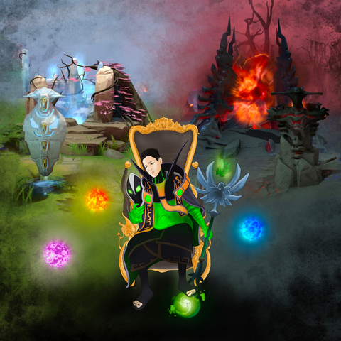 THE REAL MAGIC KING - DOTA 2 CUSTOM DRAWING , Custom Drawing, DOTA, other, product:turn-me-other
