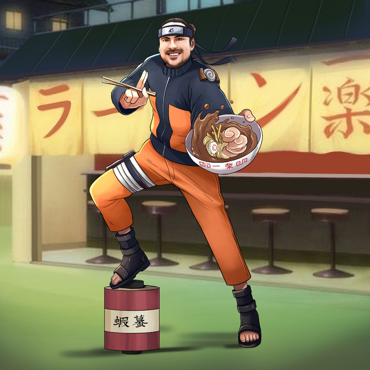 EATING RAMEN AFTER THE WAR - NARUTO CUSTOM DRAWING , naruto, Naruto Custom Drawing, product:turn-me-ninja
