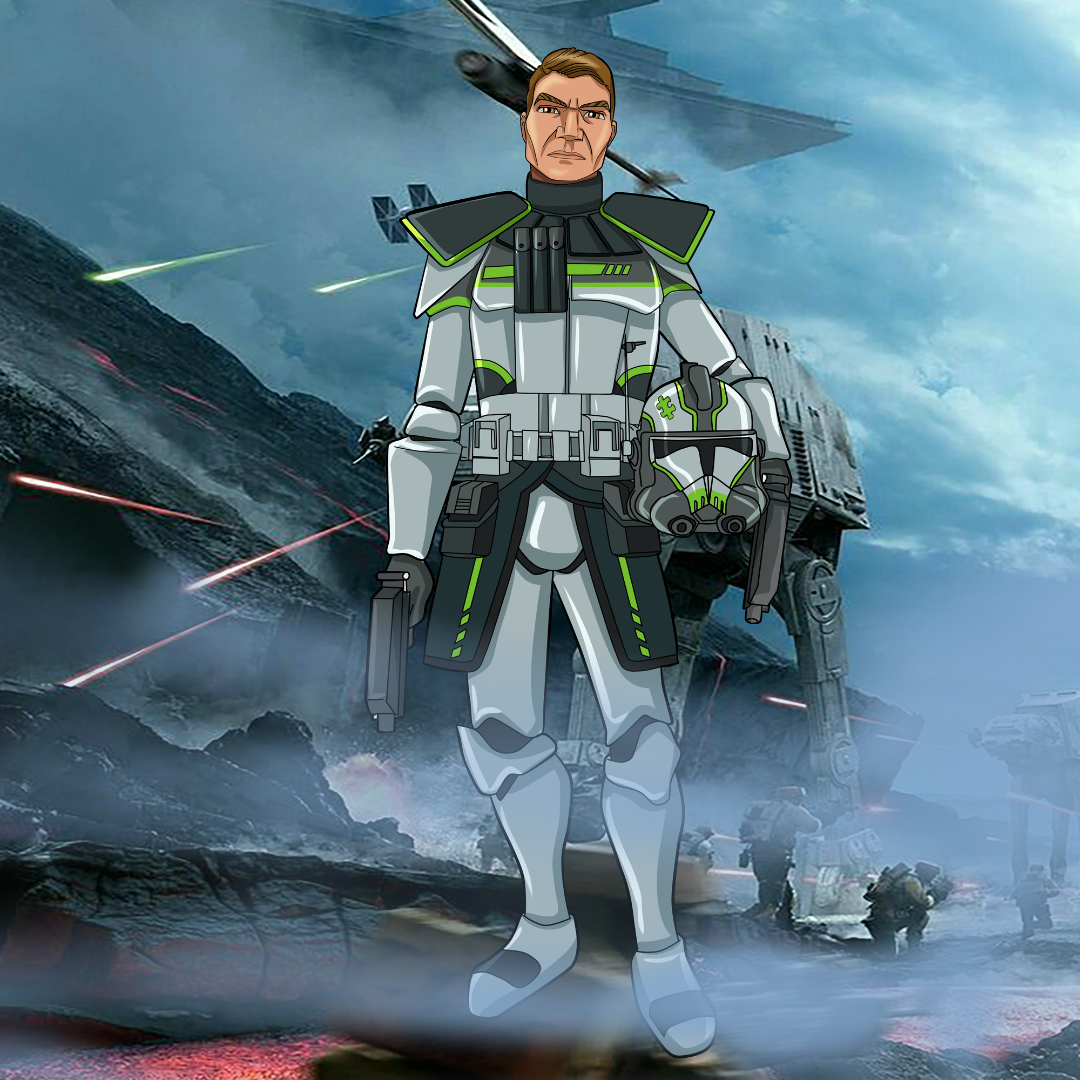 star wars clone troopers in battle drawing